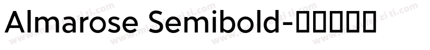 Almarose Semibold字体转换
